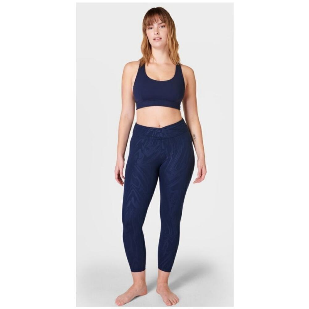 Nwtg All Day Wrap Waist Embossed Leggings Size 8